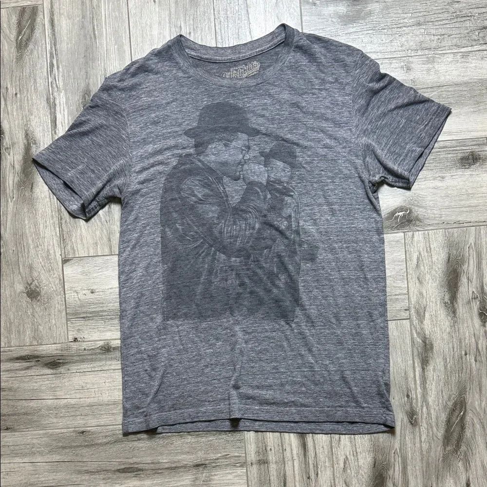 Gray Graphic Jazz T-Shirt